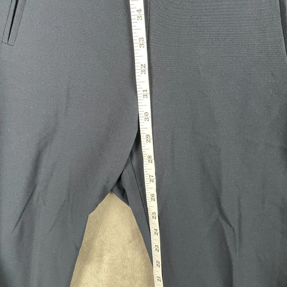 Style & Co Tummy Control Pants 4P Navy Straight Leg Pull-On Career Stretch - Picture 4 of 6